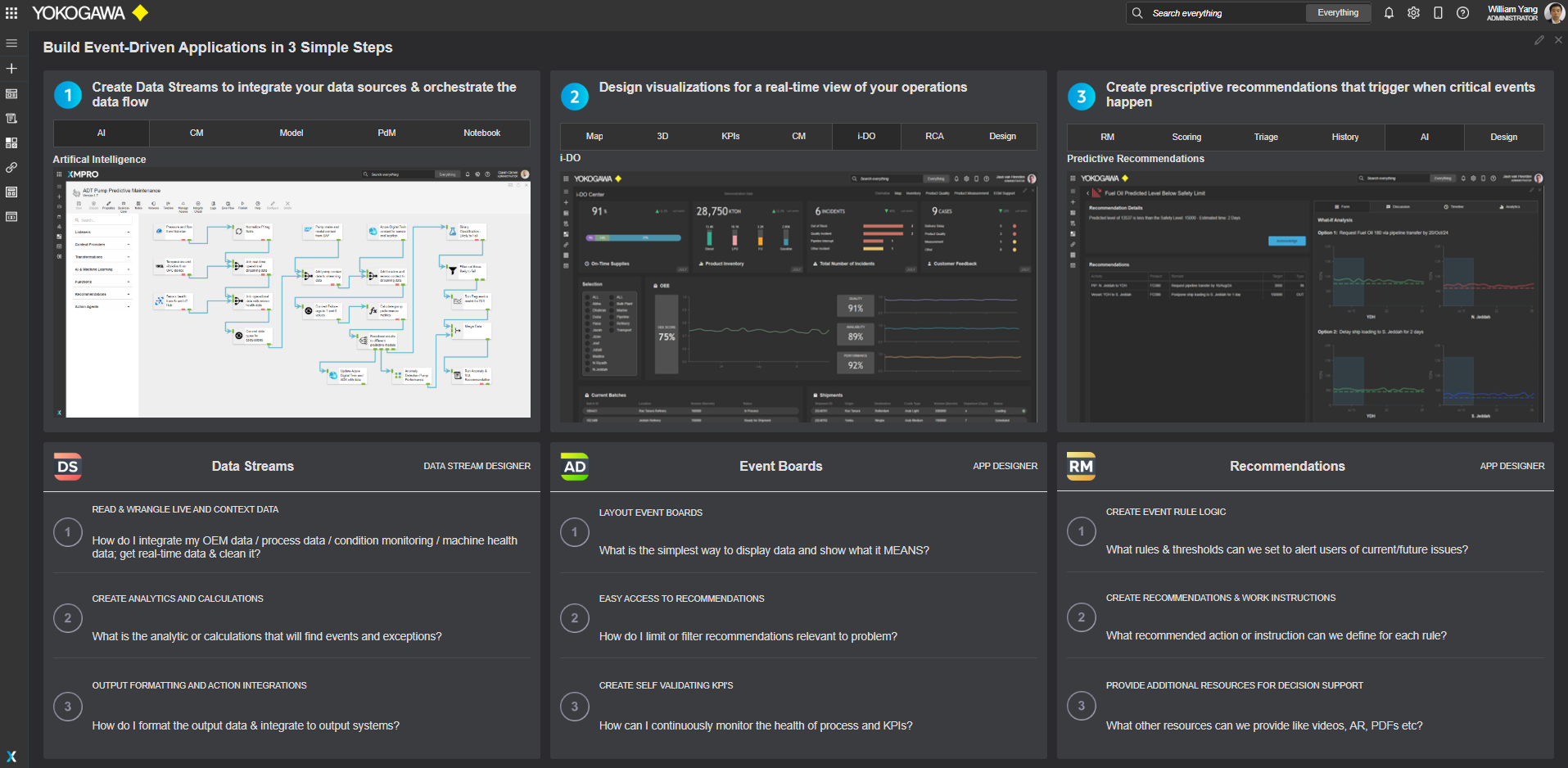 Asset Operations Management tool that unifies Operations, Engineering, Maintenance, and Reliability